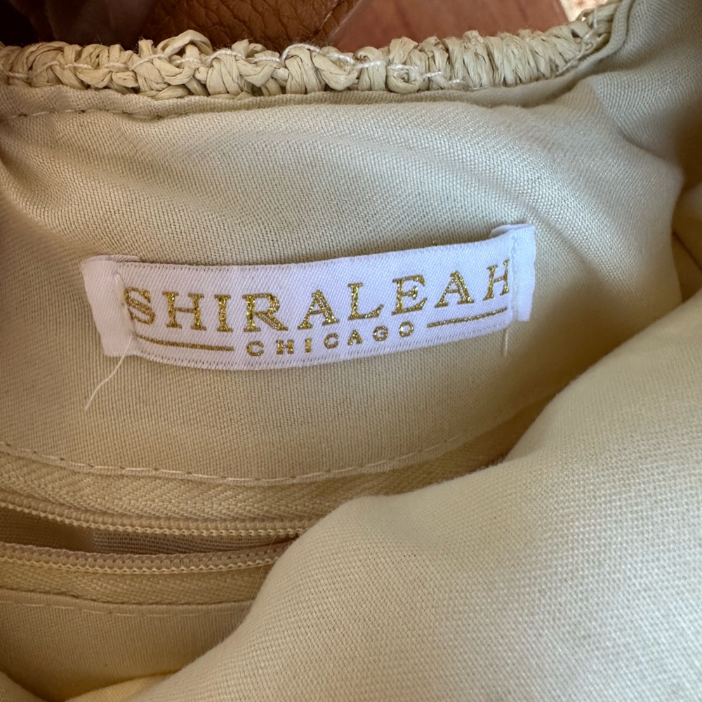 ANTHROPOLOGIE Shiraleah Lido Tote Bag, Beige - Picture 8 of 14